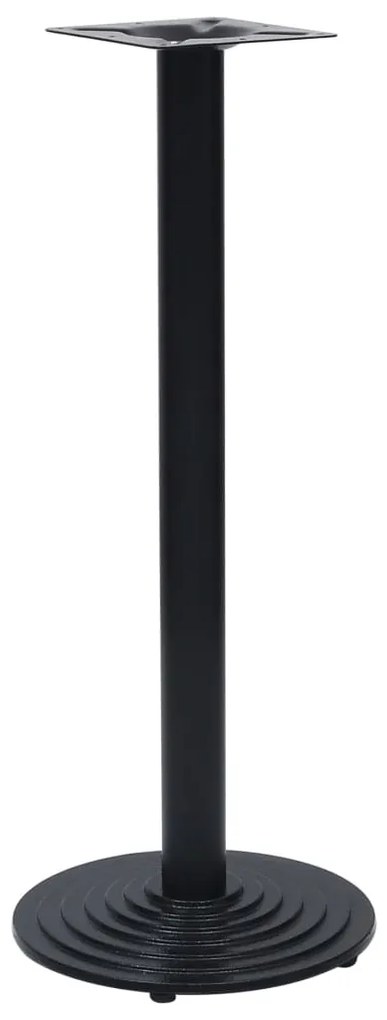 Gamba Per Tavolino Da Bistrò Nero Ø43x107 Cm İn Ghisa /