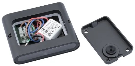 Applique a LED da esterno FLOW 2xLED/3W/230V IP54 nero