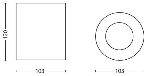 Philips 56330/31/PN - Faretto MYLIVING PILLAR 1xGU10/35W/230V