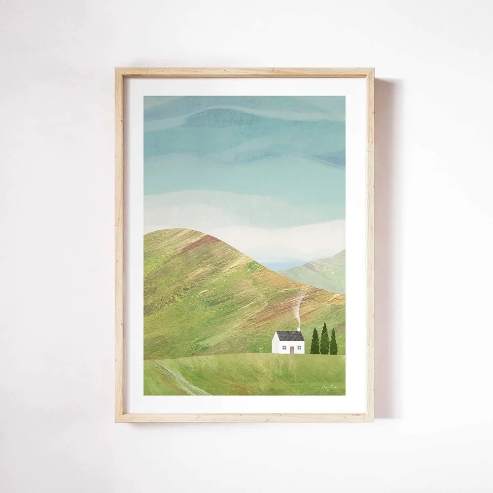 Poster 30x40 cm Mountains II - Travelposter