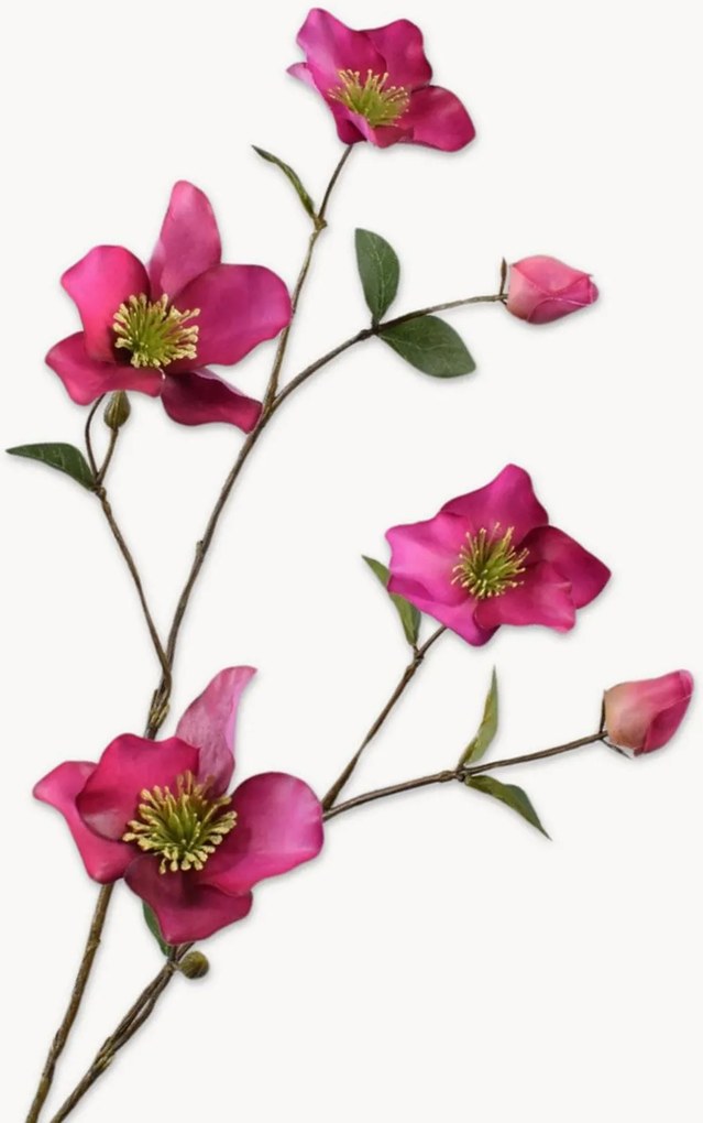 Set di 2 rami artificiali fatti a mano Helleborus