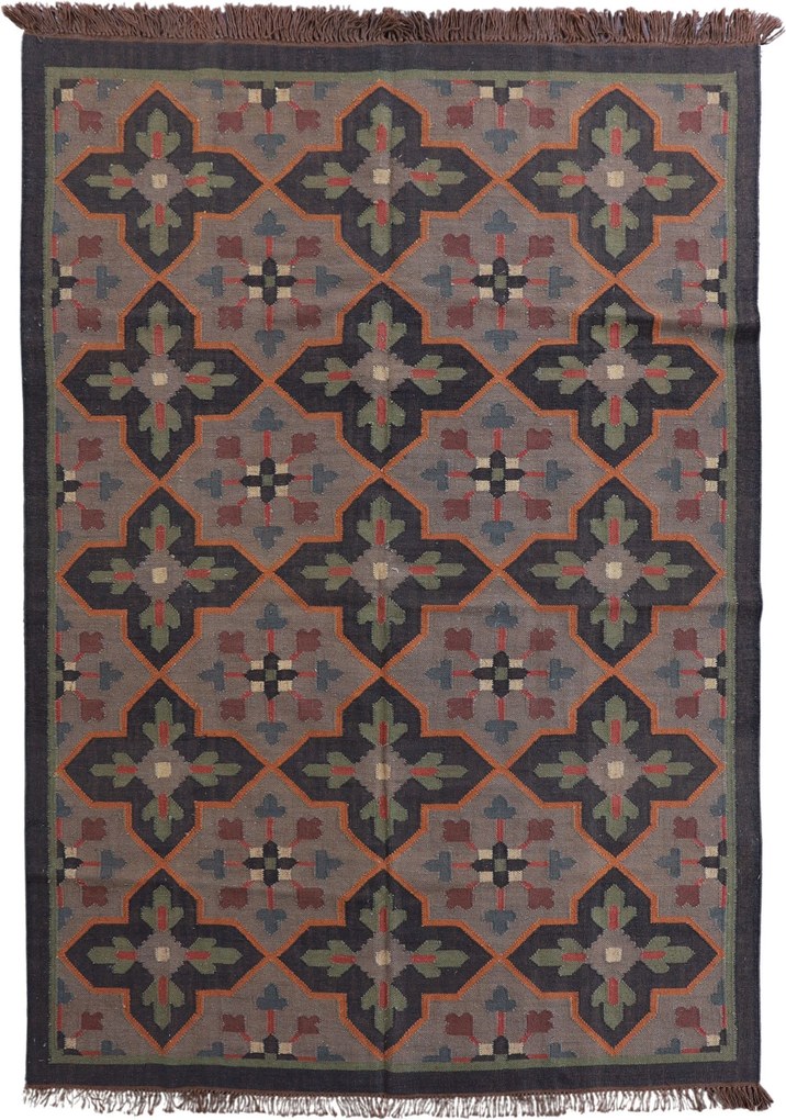 Kilim Tappeto orientale 190 x 270 (Indian) Tessuto A Mano