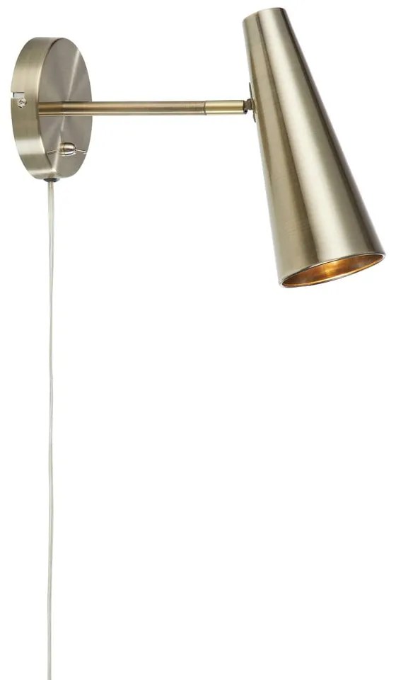 Lampada da parete in colore oro Peak - Markslöjd