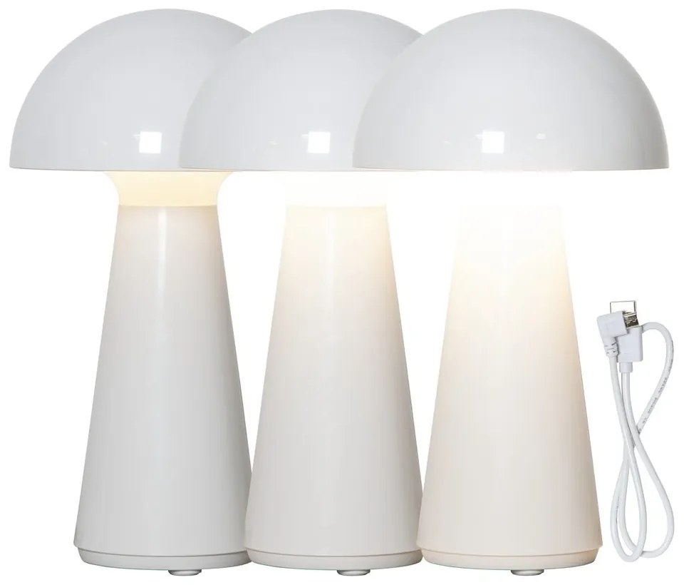 Lampada da tavolo dimmerabile a LED bianchi (altezza 28 cm) Mushroom - Star Trading