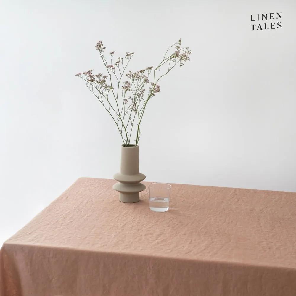 Tovaglia di lino 160x160 cm Cafe Creme - Linen Tales