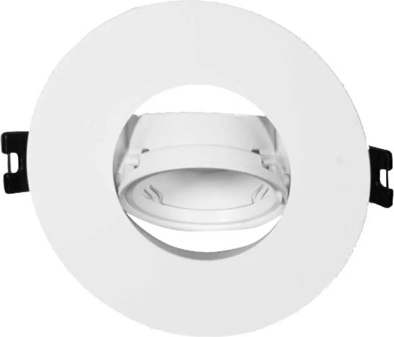 Faretto da Incasso Orientabile Foro Ø75-80mm Bianco