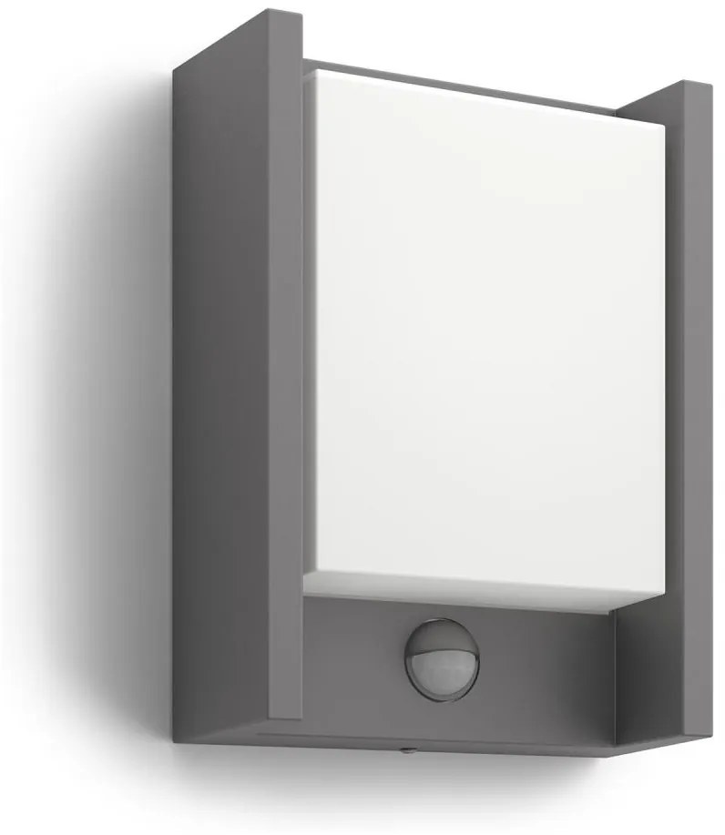 Philips 16461/93/16 - Lampada LED da esterno con sensore ARBOUR LED/6W IP44