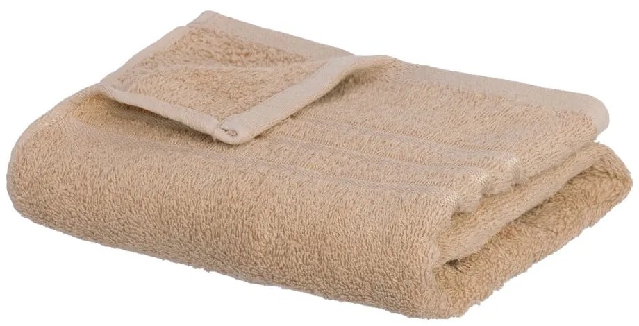 Asciugamano tipo terry beige in cotone 50x100 cm Simple – Casa Selección