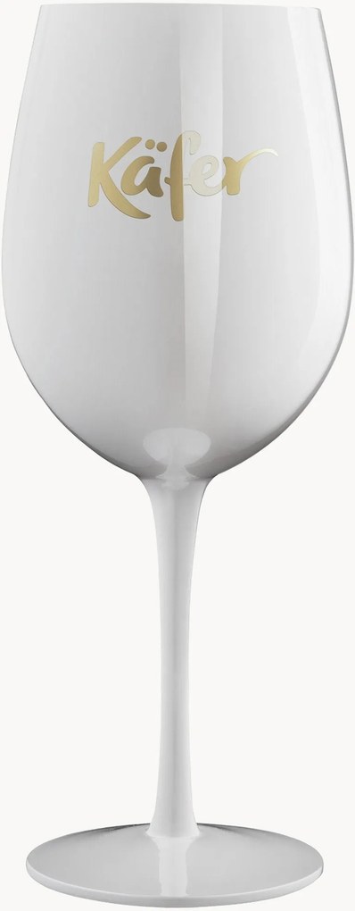 Set di 2 bicchieri da vino in vetro soffiato Käfer