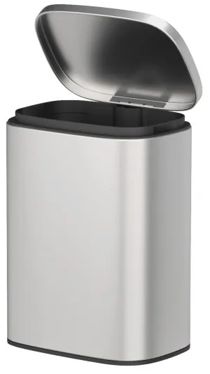 WENKO 25336100 - Cestino SARE 21,5x29,5 cm argento