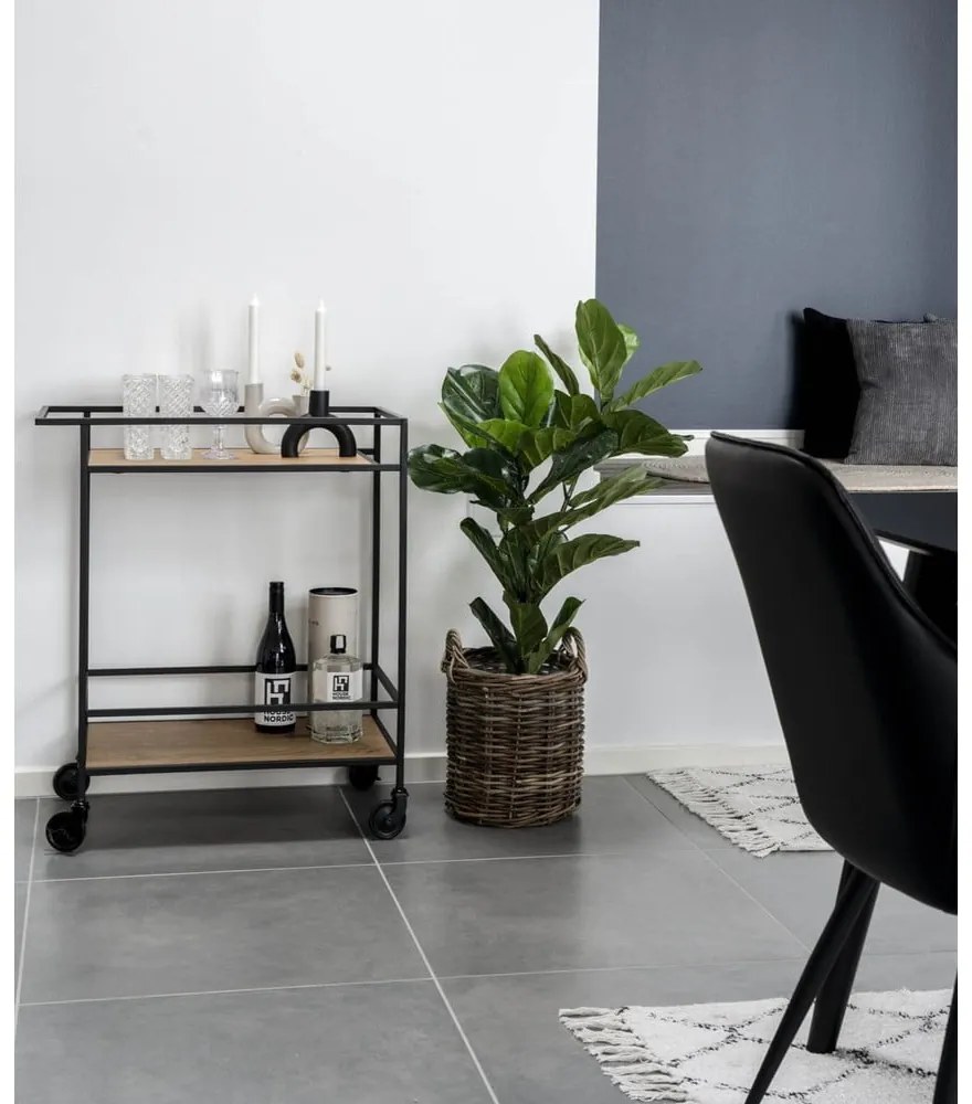Carrello bar con decorazione in rovere Vita - House Nordic