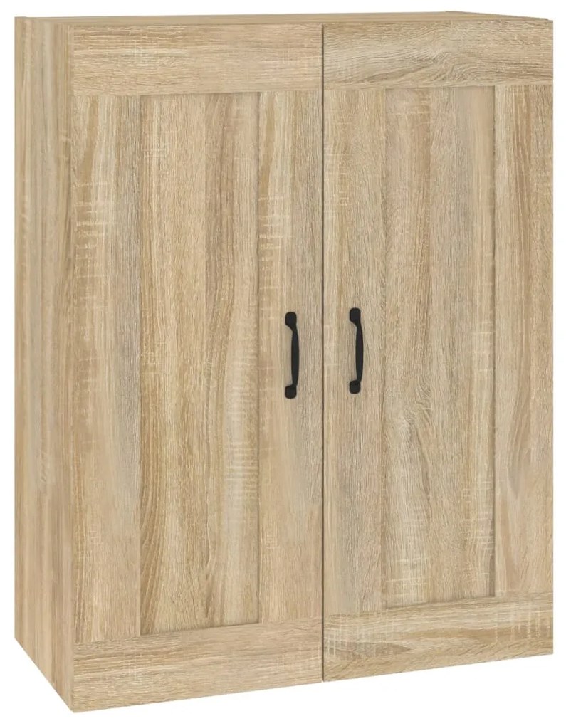 Armadietto Pensile a Parete Rovere Sonoma 69,5x32,5x90 cm