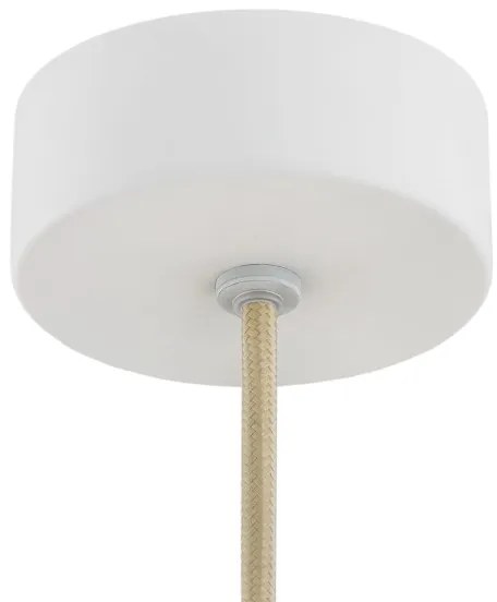 Argon 8443 - Lampadario a sospensione con filo PIAVA 1xE14/7W/230V alabastro bianco
