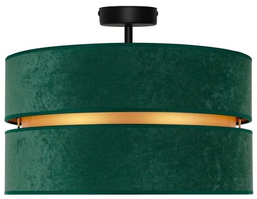 Duolla - Lampadario a plafone DUO 1xE27/15W/230V diametro 40 cm verde/oro