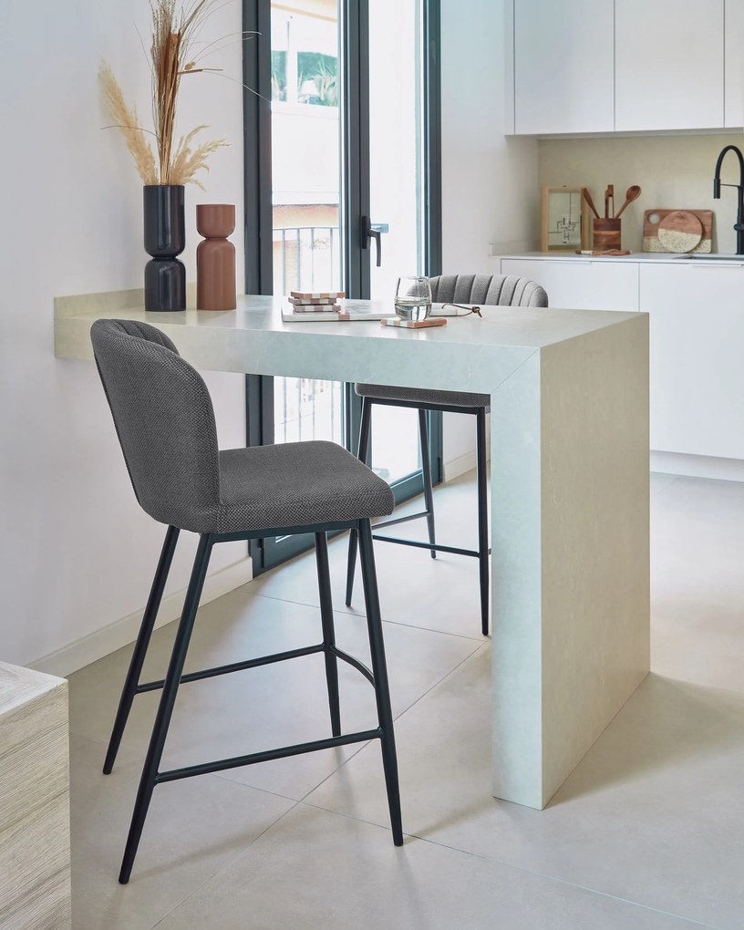 Kave Home - Set di 4 sottobicchieri Jesiah in marmo