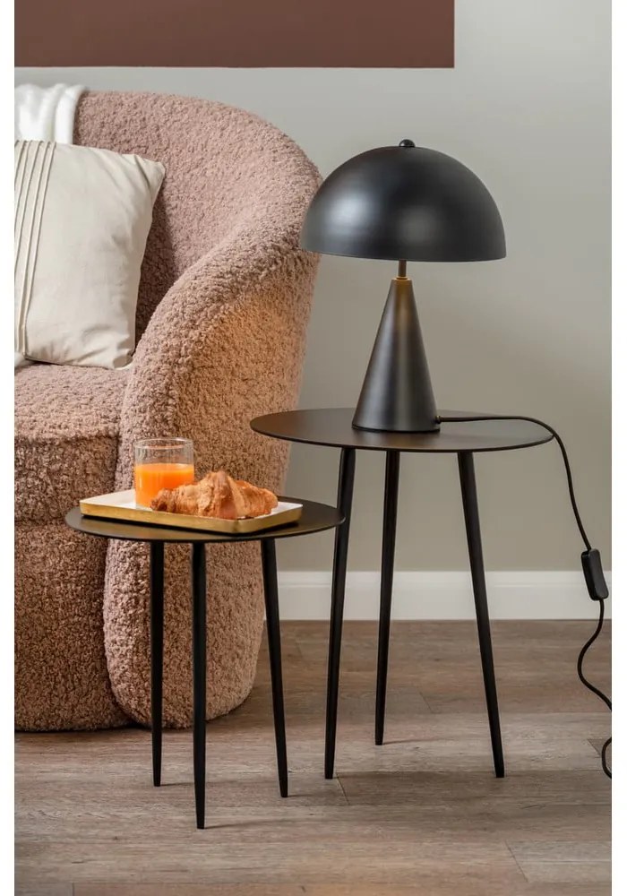 Lampada da tavolo nera Sublime, altezza 35 cm - Leitmotiv