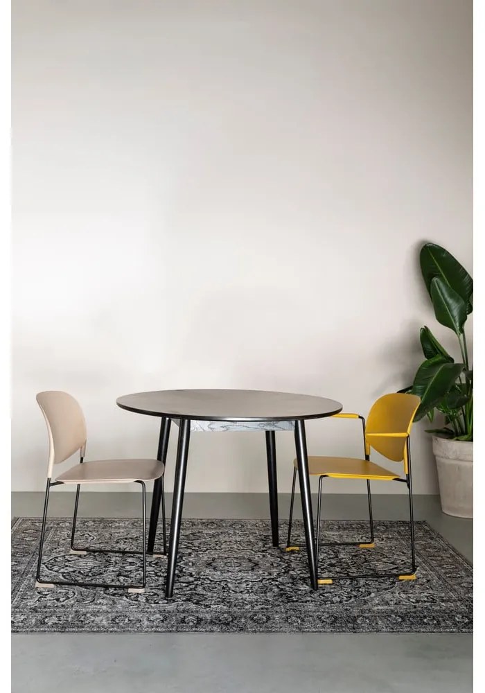 Tavolo da pranzo rotondo con piano in rovere ø 100 cm Fabio - White Label