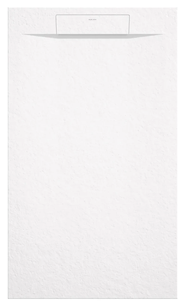 Piatto Doccia 90x100 Effetto Pietra Duplach "Zeus" Bianco