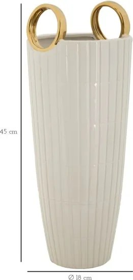 Vaso Ceramica Shopping Cm Ø 18X45