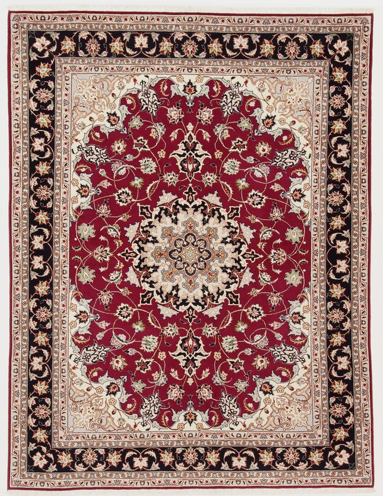 Tabriz Tappeto persiano 200x150 (Iran) Annodato A Mano