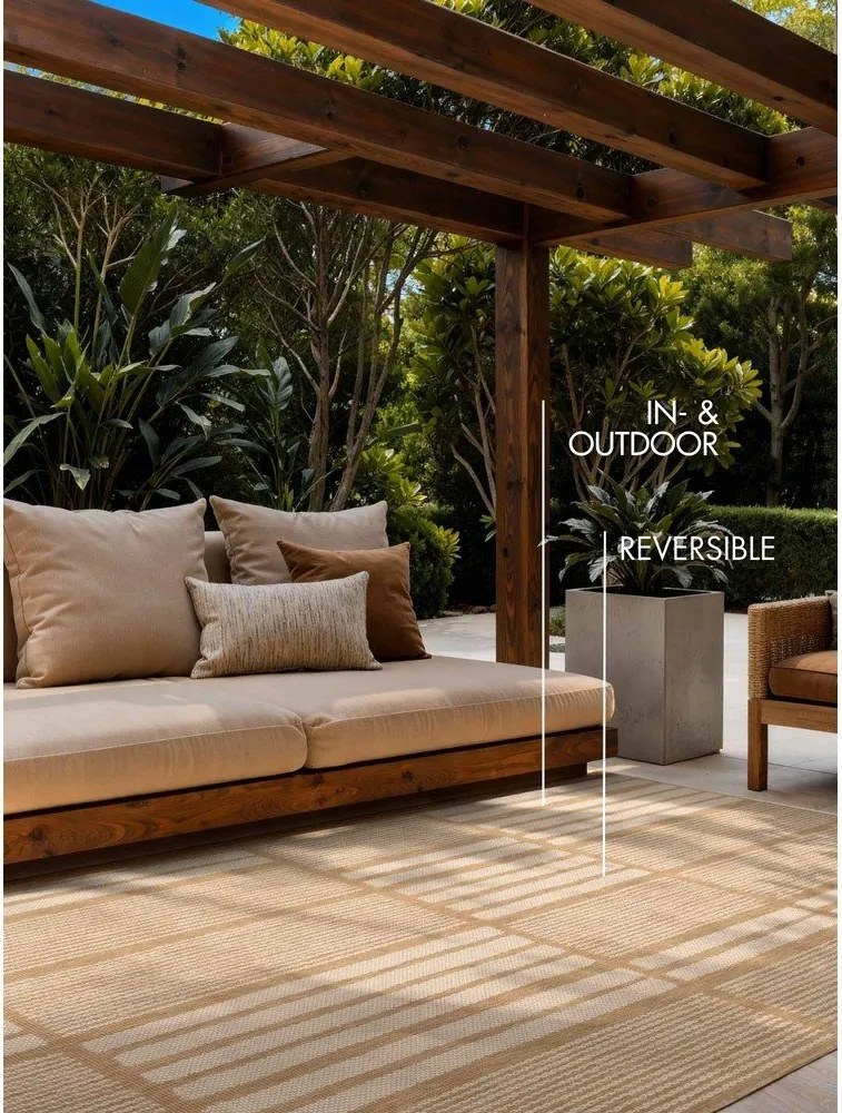 Tappeto da interno/esterno color crema/di colore naturale 120x170 cm Haringey Allington – Ted Baker