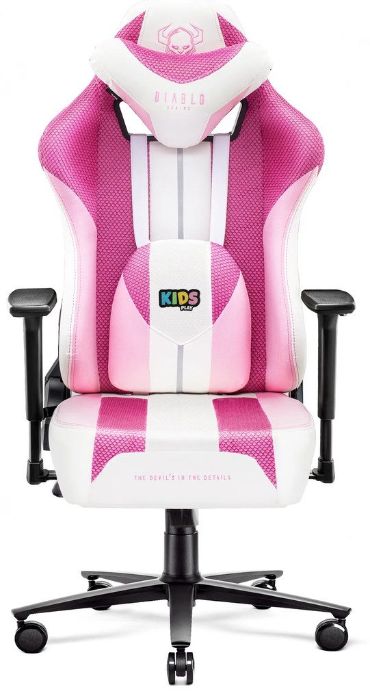 Sedia Da Gaming Diablo X-Player 2.0 In Materiale Kids Size: Marshmallow Pink