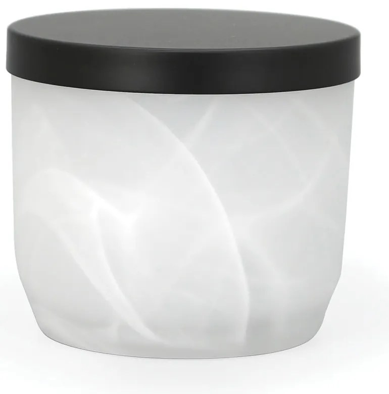 Organizer da bagno bianco in vetro per dischetti di cotone Madison – Spirella