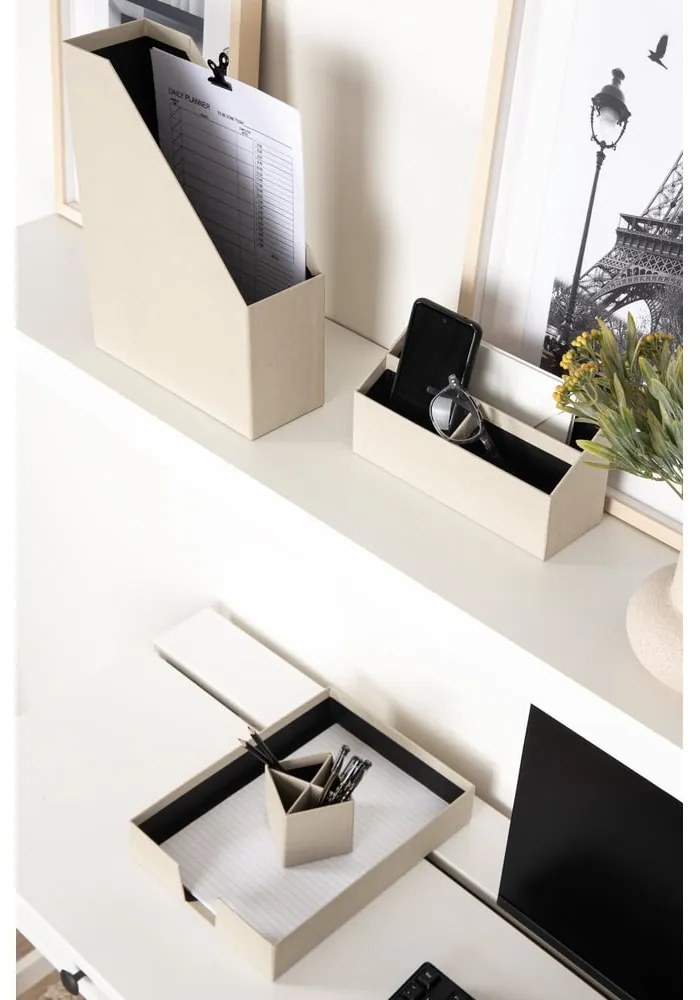 Set di organizer in cartone 4 pz Hugo Canvas Paper Laminate – Bigso