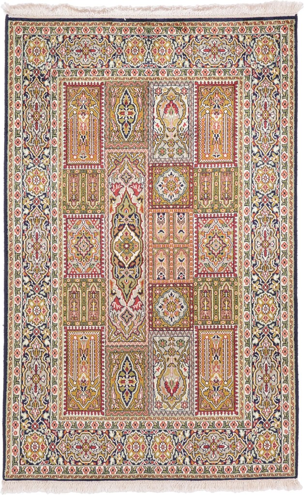 Cashmere Silk Tappeto 120 x 80 (Indian) Annodato A Mano