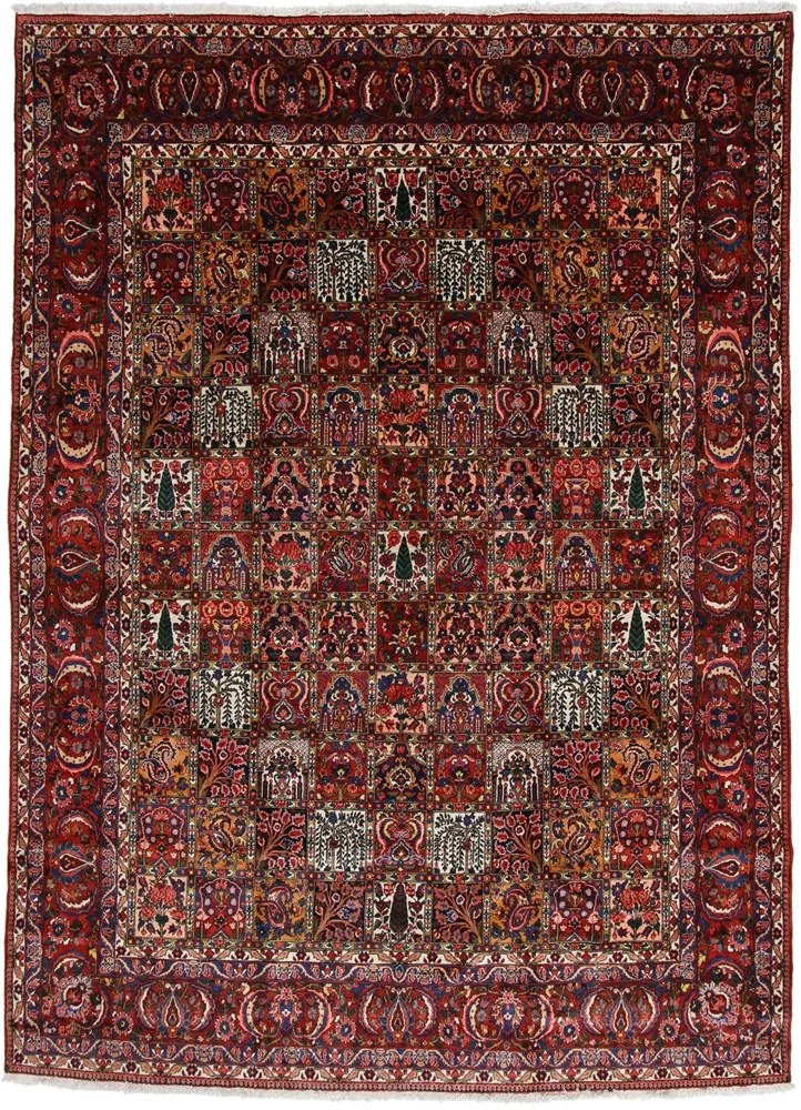 Bakhtiar Tappeto persiano 430 x 310 Rosa (Iran) Annodato A Mano