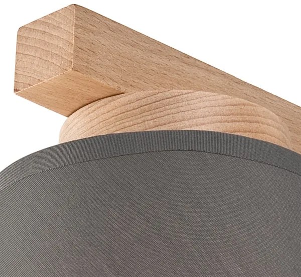 Lampada da parete ELLIE 1xE27/60W/230V grigio