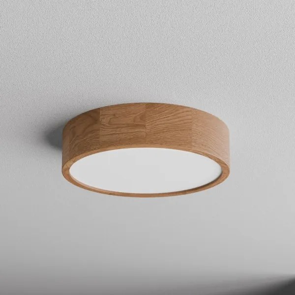 Plafoniera da bagno con sensore CLEO 3xE27/24W/230V Ø 37,5 cm IP54 rovere