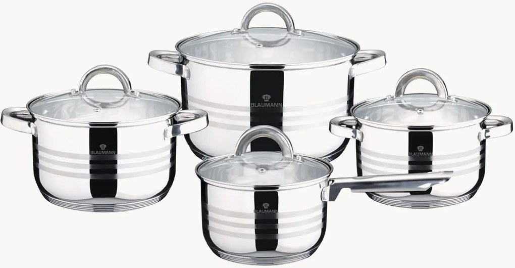 Batteria di pentole Gourmet Line, set da 8