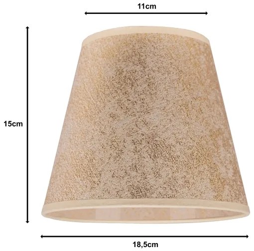 Duolla - Paralume SOFIA XS E14 diametro 18,5 cm oro