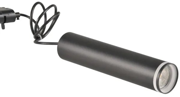 Lampadario su filo per sistema a binario PARIGI 3xGU10/10W/230V + 1 m rotaia sistema