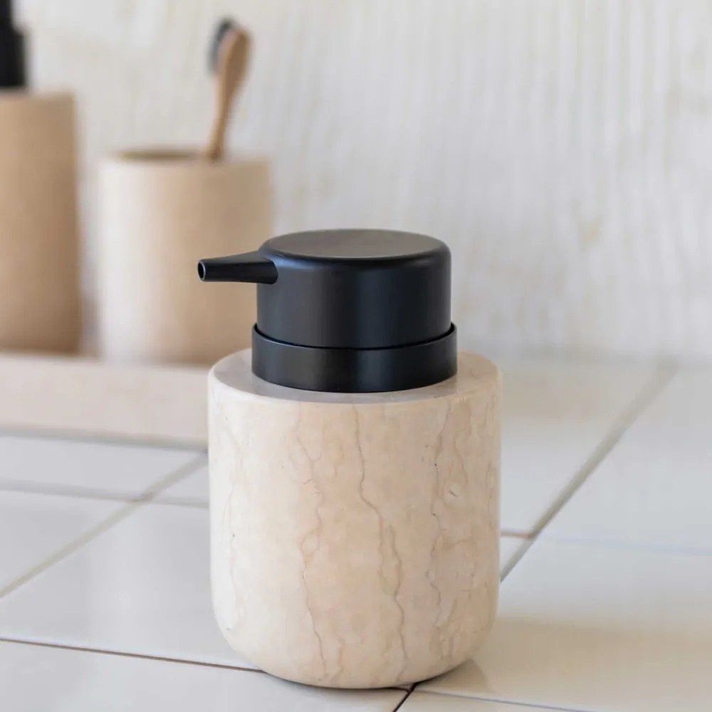 Dispenser di sapone in marmo crema 200 ml Marble - Mette Ditmer Denmark