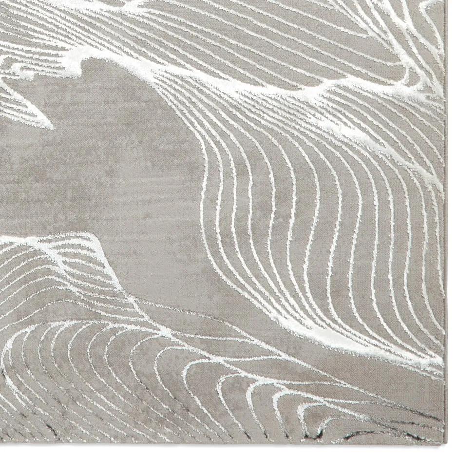 Tappeto grigio/argento 230x160 cm Creation - Think Rugs