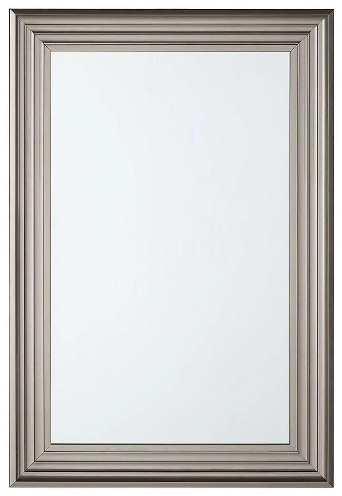 Specchio da parete in color argento 61 x 91 CHATAIN Beliani