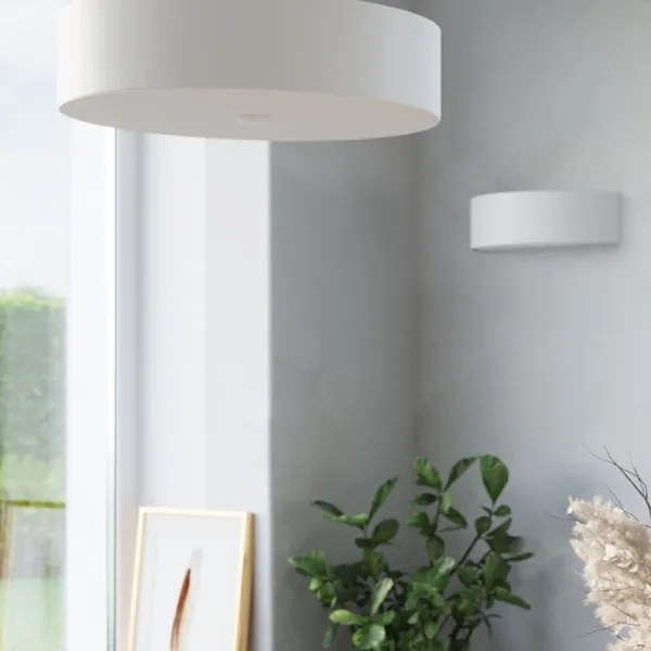 Sollux SL.0759 - Plafoniera SKALA 3xE27/60W/230V diametro 30 cm bianco