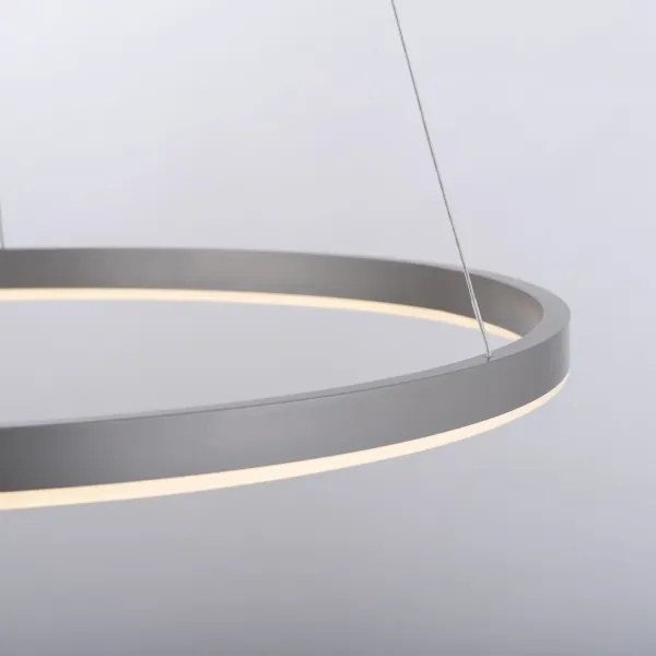 Leuchten Direkt 15394-95-Lampadario a sospensione con filo LED dimmerabile RITUS LED/30W/230V cromo