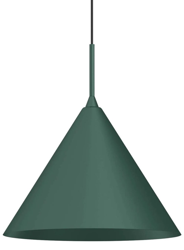 Eko-Light Lampada a sospensione Capital, verde a 1 luce, Ø 32 cm, GX53