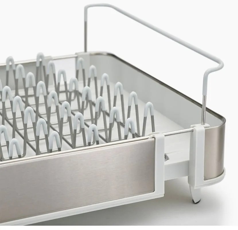 Scolapiatti in metallo argentato Extend - Joseph Joseph