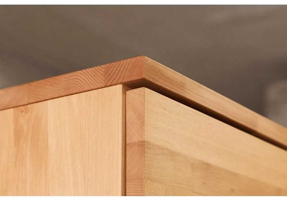 Armadio in legno di faggio 90x206 cm Vento 2 - The Beds