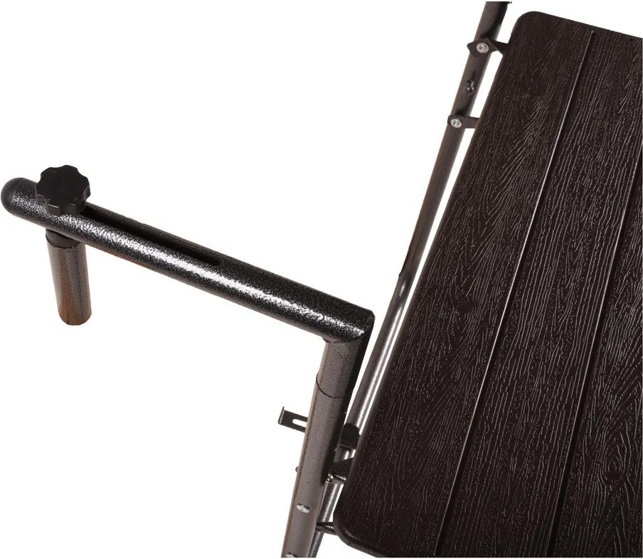 Tavolino da balcone pieghevole sospeso 60x60 cm Tabora - Garden Pleasure