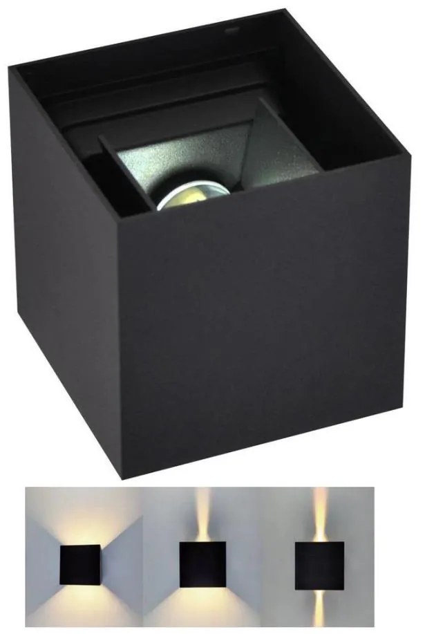 Applique da esterno KIOTO 1xG9/5W/230V IP44 nero