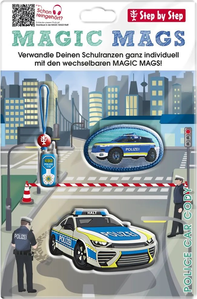 Set aggiuntivo di immagini MAGIC MAGS Police Car Cody