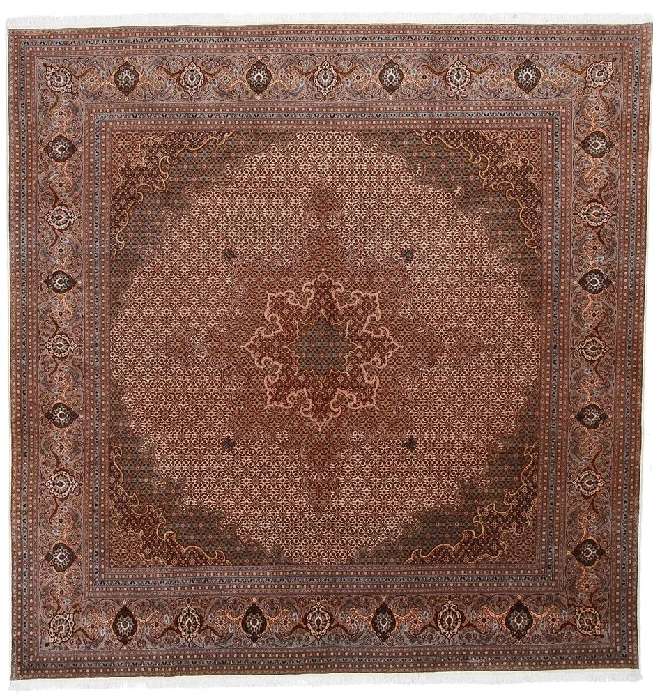 Tabriz Tappeto persiano 300x310 Beige (Iran) Annodato A Mano