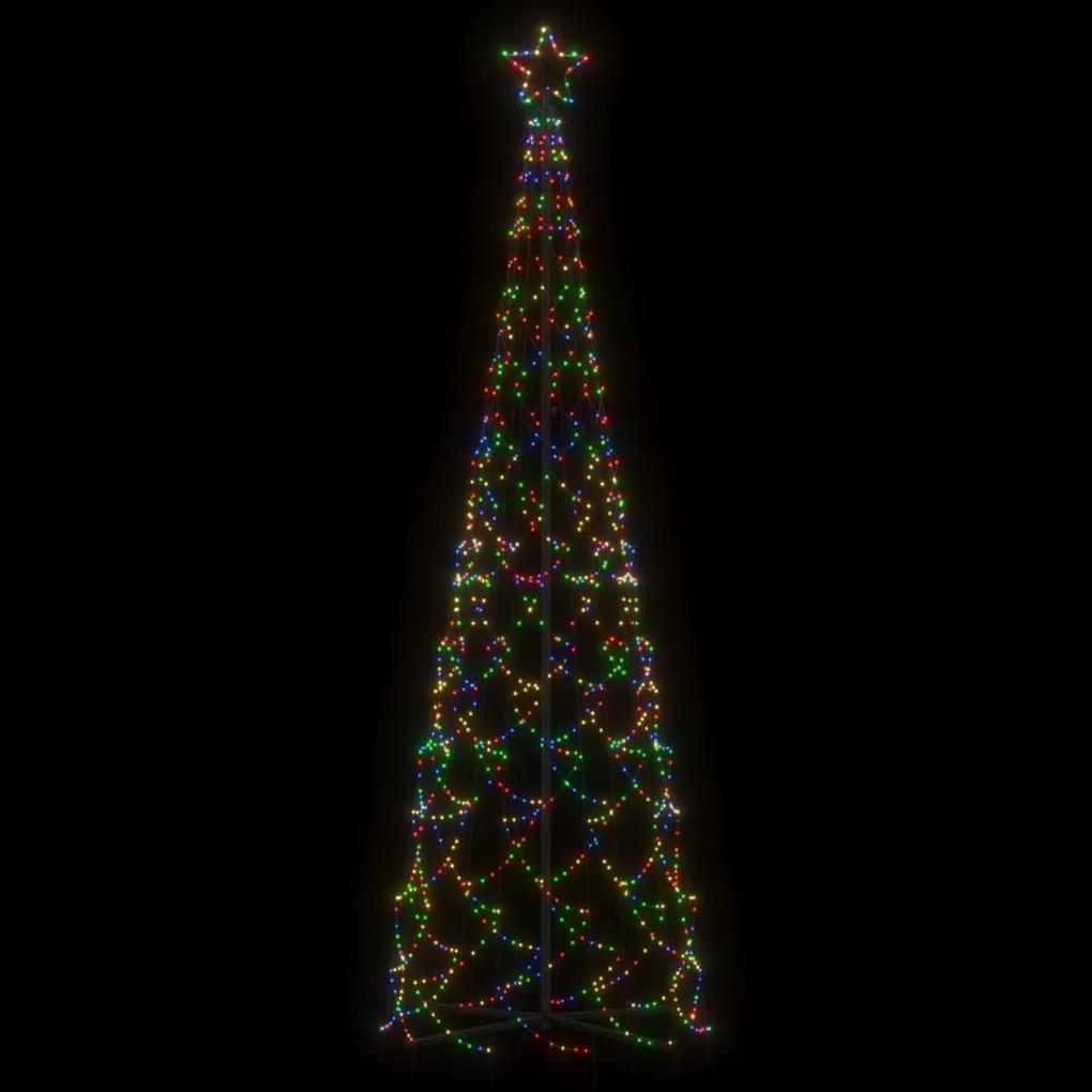 Albero di Natale a Cono Colorato 500 LED 100x300 cm