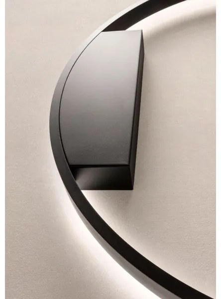 Redo 01-2819 - Applique a LED dimmerabile FEBE LED/24W/230V nero