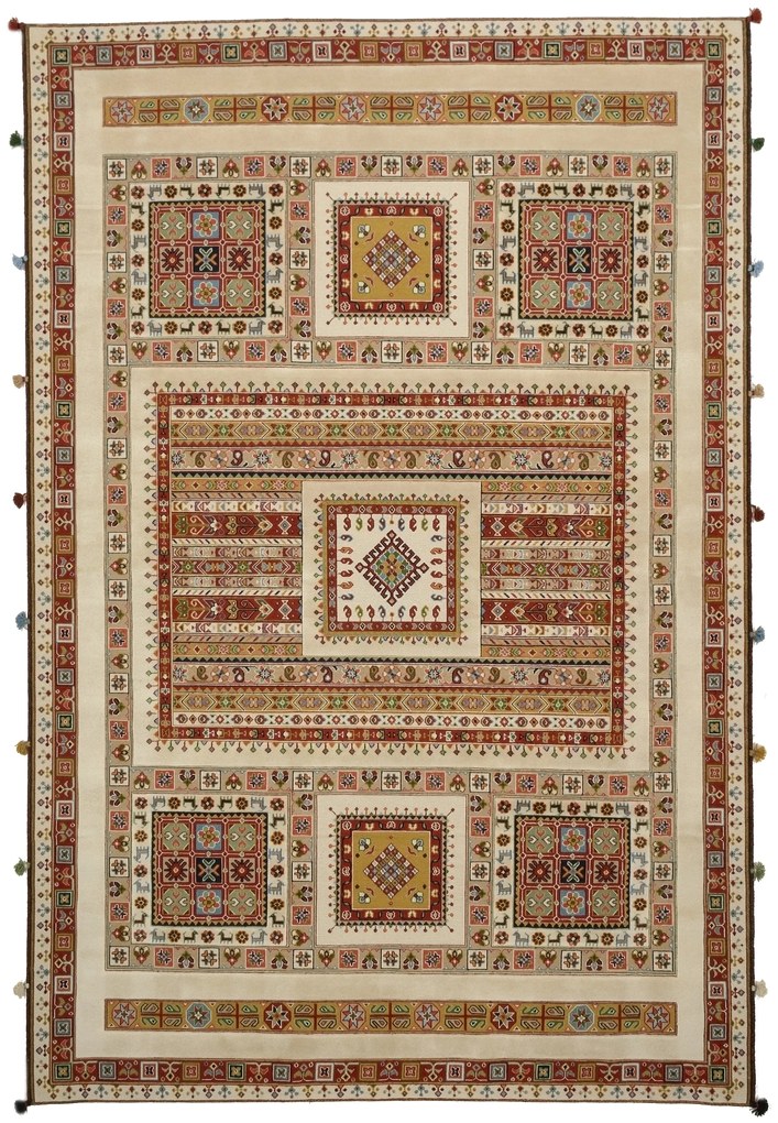 Tappeto orientale 200 x 300 (Indian) Annodato A Mano